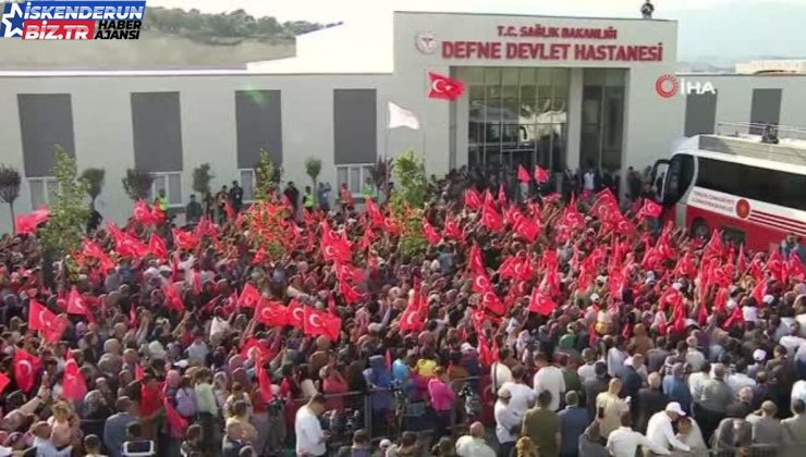 MHP Önderi Bahçeli, Defne Devlet Hastanesi’nin açılış merasimine katıldı