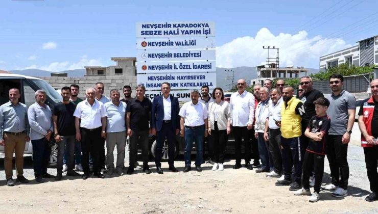 Nevşehir’den sarsıntı bölgesi Hatay’a ‘sebze hali’ dayanağı