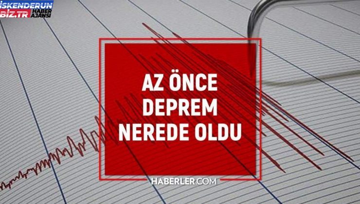 Samandağ’da zelzele mi oldu? SON DAKİKA! 8 Haziran Hatay Samandağ’da sarsıntı mi oldu? Samandağ zelzelesi nerede oldu? Az evvel sarsıntı mi oldu?