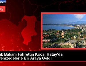 Sıhhat Bakanı Fahrettin Koca, Hatay’da Depremzedelerle Bir Ortaya Geldi