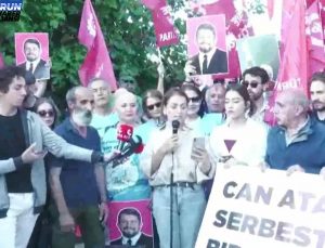 Tip’ten Haydarpaşa’da Can Atalay İçin Eylem… Sera Kadıgil: “Hatay Halkının İradesi, Saray Rejimine Hizmet Eden Bir Küme Tarafından Esir Tutuluyor”