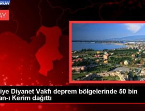 Türkiye Diyanet Vakfı zelzele bölgelerinde 50 bin Kur’an-ı Kerim dağıttı