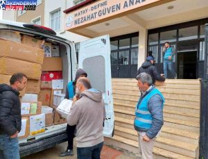 Zonguldak’tan Hatay’a 410 adet ramazan kolisi takviyesi