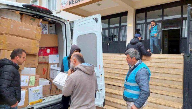 Zonguldak’tan Hatay’a 410 adet ramazan kolisi takviyesi