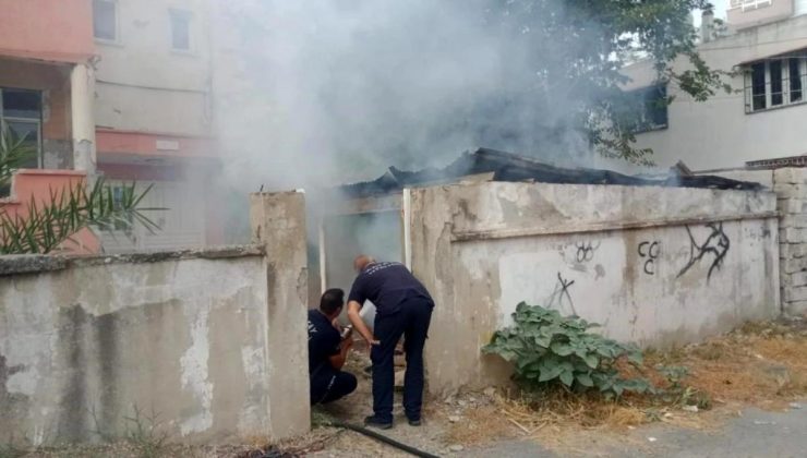 Hatay Defne’de Bahçe Yangını Söndürüldü