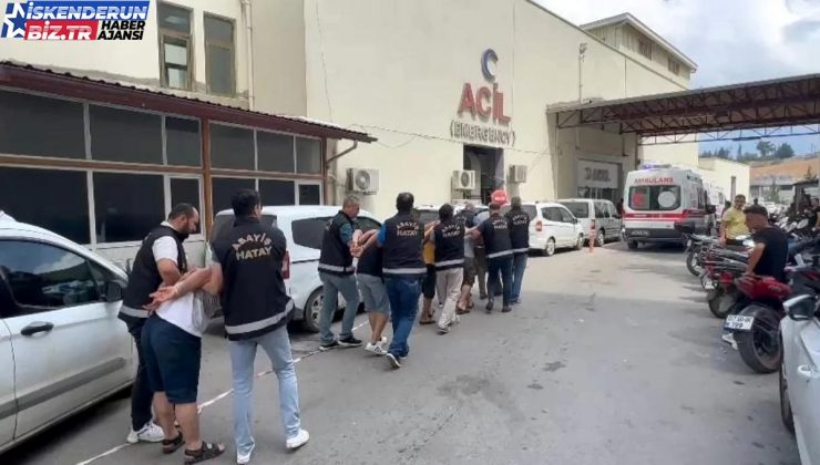 Hatay’da genel güvenliği tehlikeye sokma cürmünden aranan 5 kişi yakalandı