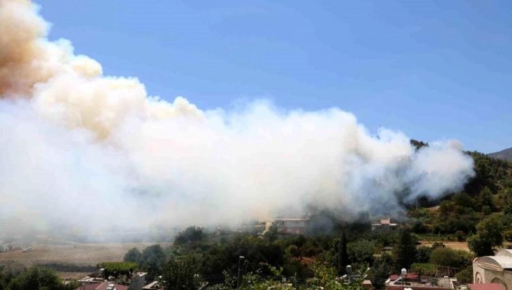 Hatay’da orman yangını; havadan ve karadan müdahale başladı