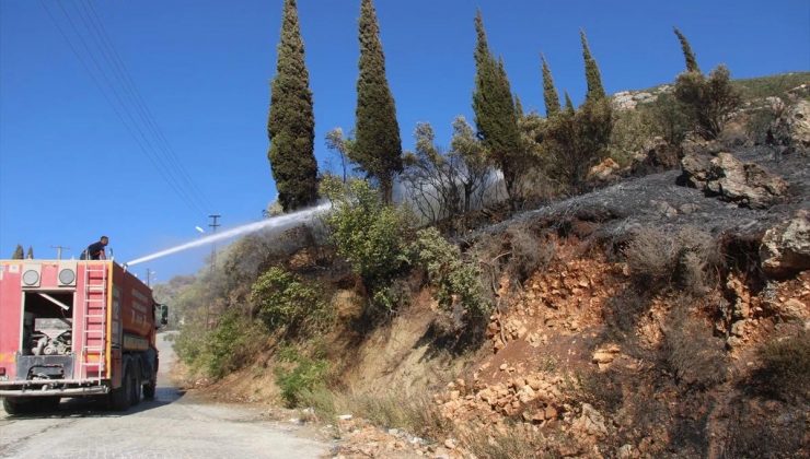 Hatay’da zeytin bahçesinde çıkan yangın söndürüldü