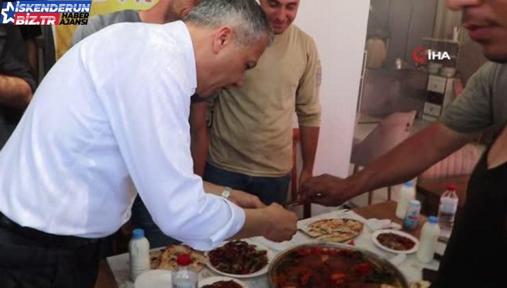 İçişleri Bakanı Yerlikaya Hatay’da Vatandaşların Sofrasına Konuk Oldu