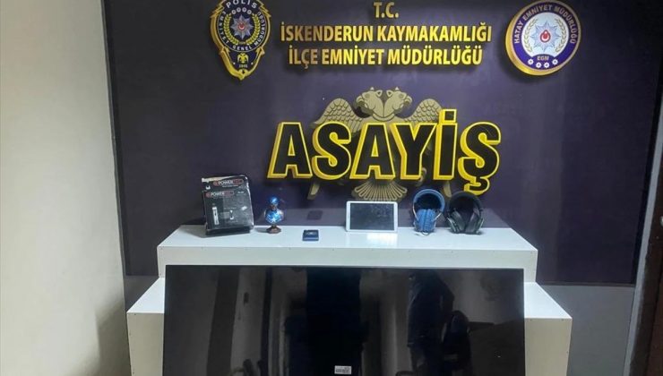 İskenderun’da hırsızlık yapan 2 zanlı tutuklandı