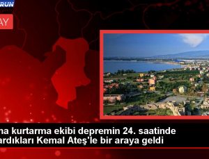 SGDD-ASAM Arama Kurtarma Grubu, zelzelede enkaz altından kurtardıkları Kemal Ateş ile bir ortaya geldi