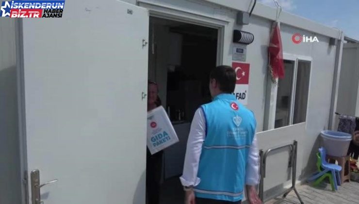 Türkiye Diyanet Vakfı Hatay’da 15 bin adet yardım kolisi dağıttı