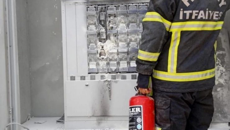 Antakya’da çıkan trafo yangını söndürüldü