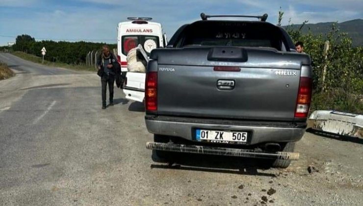 Erzin-Dörtyol yolu üzerinde kaza: 3 kişi yaralandı