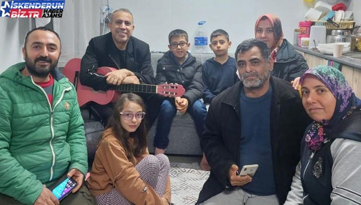 Haluk Levent, yeni yılı depremzedelerle karşıladı