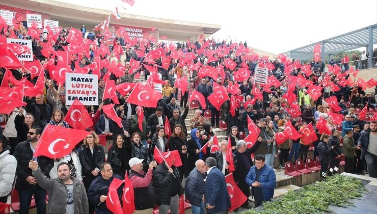 Hatay Büyükşehir Belediye Lideri Lütfü Savaş Halk Buluşmasında