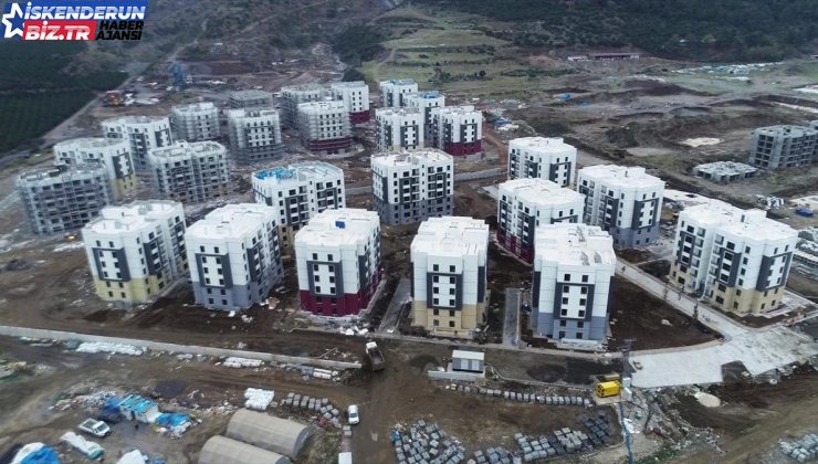 Hatay Payas’ta Zelzele Konutları İnşaatı Yüzde 71 Tamamlandı