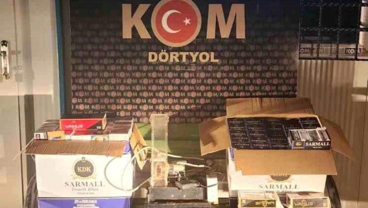 Hatay’da 2 Bin 50 Paket Kaçak Sigara Ele Geçirildi