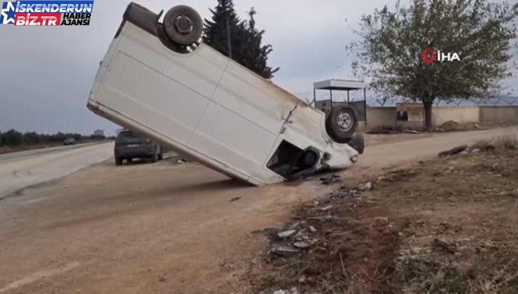 Hatay’da akılalmaz kaza: Kaza sonrası kamyoneti görenler gözlerine inanamadı