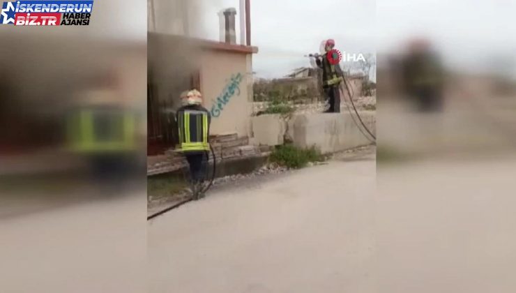 Hatay’da bir konutta yangın paniği