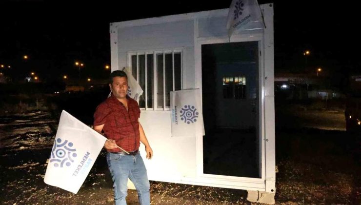 Hatay’da çalınan Memleket Partisi konteyneri polis tarafından bulundu