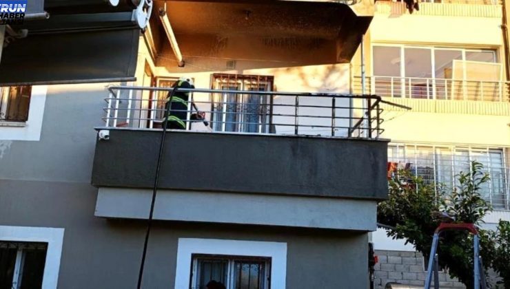 Hatay’da mutfak tüpü patlamasıyla yangın çıktı