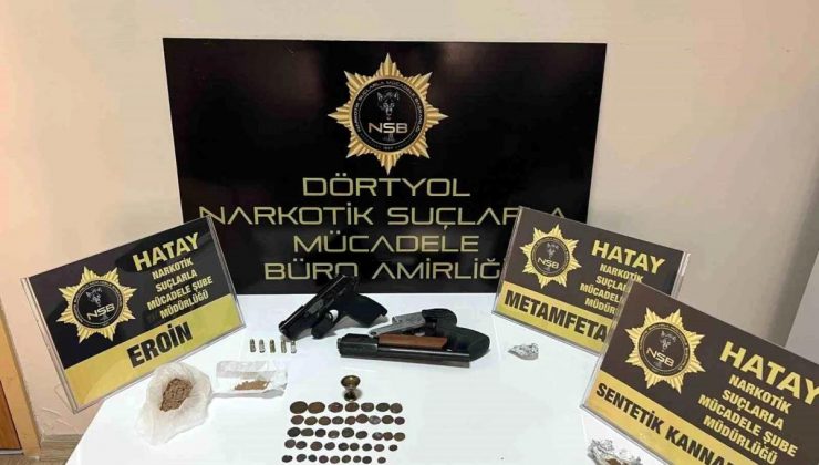 Hatay’da yapılan huzur ve itimat uygulamasında 1 kişi tutuklandı