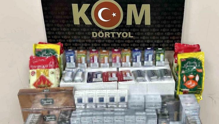 Hatay’da yapılan operasyonda binlerce gümrük kaçağı eser ele geçirildi