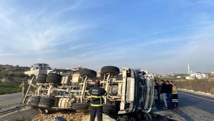 Hatay’ın Altınözü ilçesinde trafik kazası: 1 yaralı