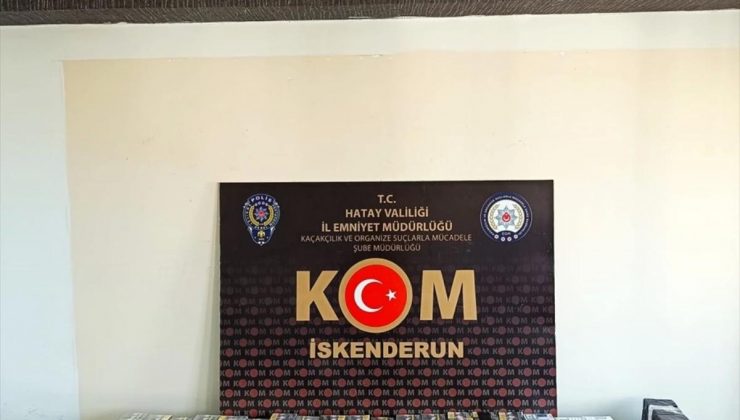 İskenderun’da 1400 Paket Gümrük Kaçağı Sigara Ele Geçirildi