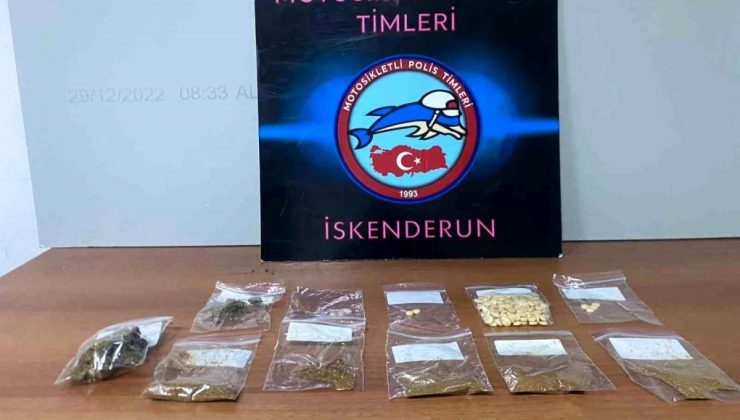 İskenderun’da yapılan asayiş uygulamasında 4 şahıs yakalandı