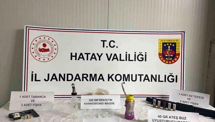 Kırıkhan’da Uyuşturucu Operasyonu: 1 Tabanca ve 1 Av Tüfeği Ele Geçirildi