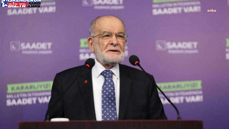 Saadet Partisi Genel Lideri Temel Karamollaoğlu, Yargıtay’ın Can Atalay kararına reaksiyon gösterdi