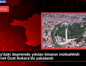 Sarsıntıda yıkılan binaların müteahhidi gözaltına alındı