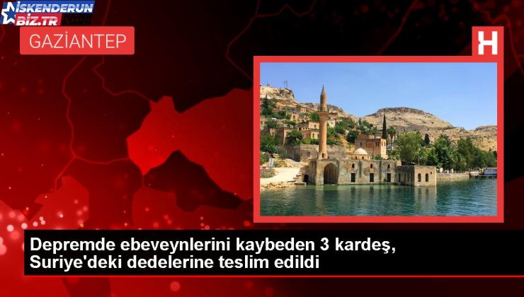 Sarsıntılarda ailesini kaybeden 3 kardeş dedeleriyle buluştu