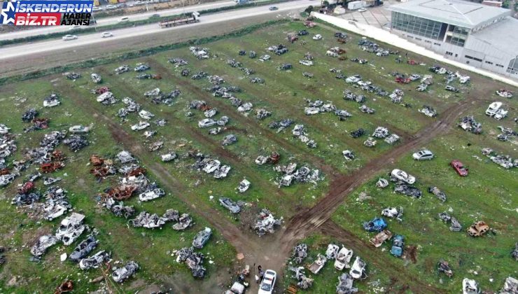 Sarsıntının Vurduğu Hatay’da Enkazdan Çıkarılan Araçların Teslimatı Devam Ediyor