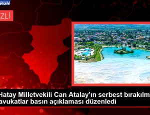 TİP Hatay Milletvekili Can Atalay’ın hür bırakılması için avukatlar basın açıklaması düzenledi