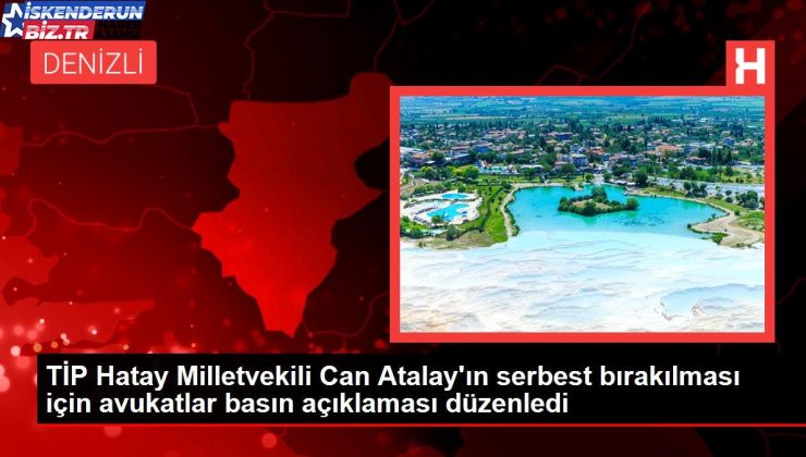 TİP Hatay Milletvekili Can Atalay’ın hür bırakılması için avukatlar basın açıklaması düzenledi