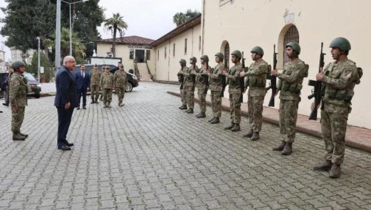 Ulusal Savunma Bakanı Yaşar Güler, Hatay’da Hudut Alay Komutanlığını İnceledi