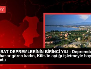 Zelzelede hasar gören teşebbüsçü bayan Kilis’te işletme açarak hayata tutunuyor