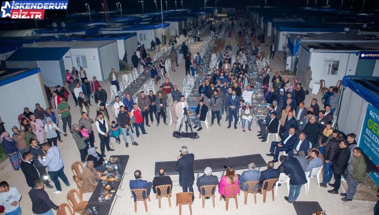 Cumhur İttifakı’nın Hatay Büyükşehir Belediye Lider adayı Mehmet Öntürk, Reyhanlı’da iftar programına katıldı