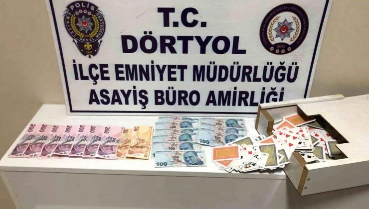 Dörtyol’da Kumar Oynayanlara 192 Bin 750 TL İdari Para Cezası