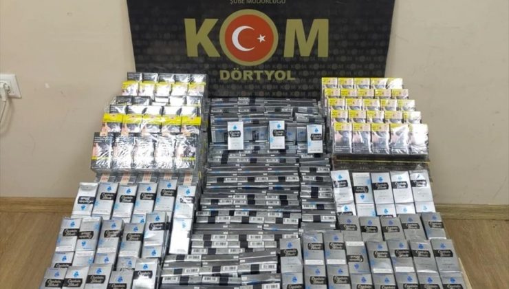 Hatay’da 740 Paket Gümrük Kaçağı Sigara Ele Geçirildi