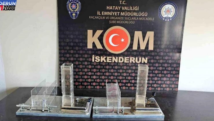 Hatay’da Kaçak Tütün ve Makaron Operasyonu