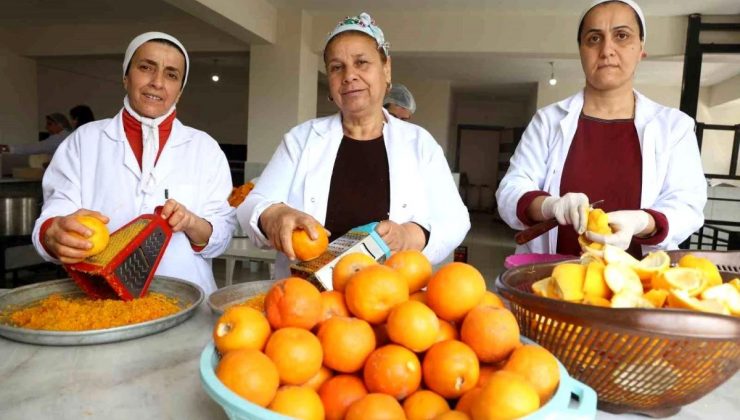 Afetzede Bayanlar Hatay’da Narenciye Reçeli Üretiyor