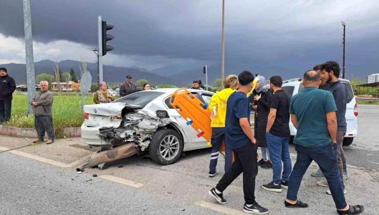 Dörtyol’da zincirleme trafik kazası: 7 yaralı