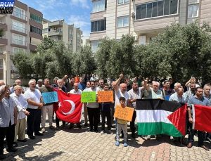 Dörtyol’da İsrail’in Gazze’ye hücumları protesto edildi