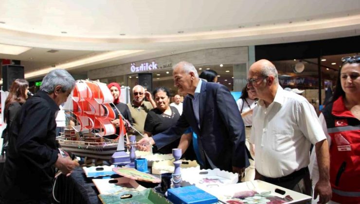 Hatay’da 60 yaş üstü vatandaşlar tarafından ortaya çıkarılan sanat yapıtları sergilendi