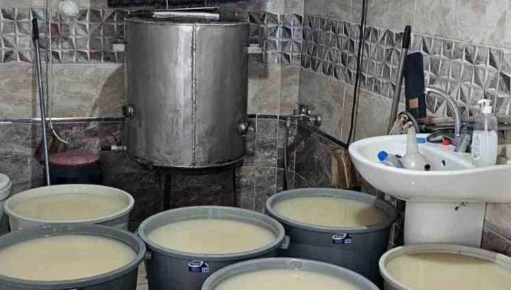 Hatay’da 760 litre kaçak alkol ele geçirildi