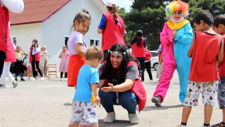 Belen’de afetzede çocuklar eğlendi